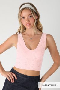 Lace V Neck Tank Top